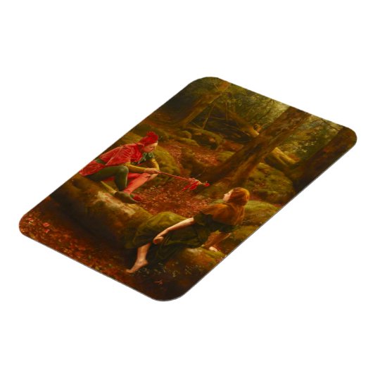 Touchstone and Audrey (by John Collier) マグネット (左側)