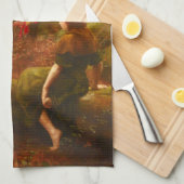 Touchstone and Audrey (In the Forest of Arden) キッチンタオル (四つ折り)