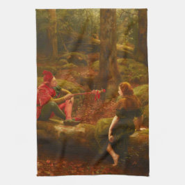 Touchstone and Audrey (In the Forest of Arden) キッチンタオル