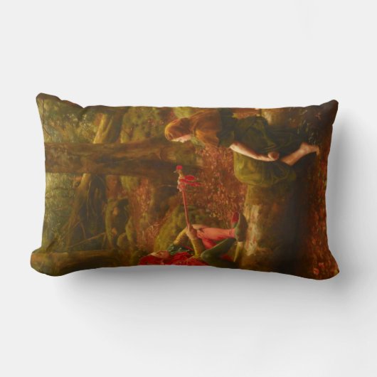 Touchstone and Audrey (In the Forest of Arden) ランバークッション (正面)