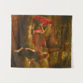 Touchstone and Audrey (Jester Teases Lady Lover) タペストリー (正面(横))