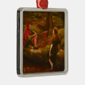 Touchstone and Audrey (Jester Teases Lady Lover) メタルオーナメント (右)