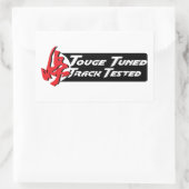 Tougeチューニング済みトラックのテスト 長方形シール (バッグ)