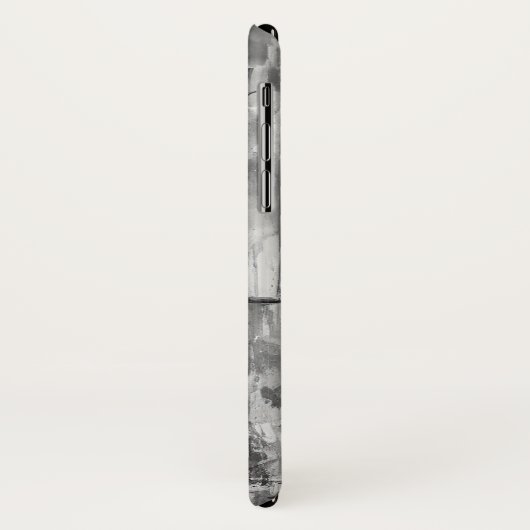 Tough Biker Black Lace Up Boots Drawing Case-Mate iPhoneケース (裏面/左)