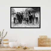 Tough Boy Baseball Team 1908 ポスター (キッチン)