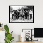 Tough Boy Baseball Team 1908 ポスター (ホームオフィス)