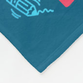 Tough Enough To Be A Daycare Teacher Funny Daycare フリースブランケット (角)