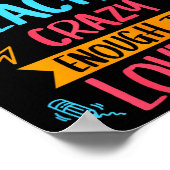 Tough Enough To Be A Daycare Teacher Funny Daycare ポスター (角)