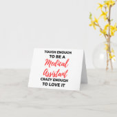 Tough Enough To Be A Medical Assistant 2 カード (黄色い花)