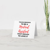 Tough Enough To Be A Medical Assistant 2 カード (正面)