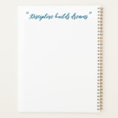 Tough Mind, Strong Plans – Motivational Planner De プランナー手帳 (裏面)