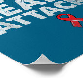 Tougher Than A Heart Attack Heart Disease Awarenes ポスター (角)