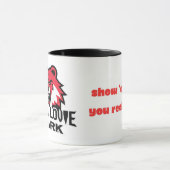 ToughLoveSnark – 本当の姿を見せ感じる コーヒーマグカップ (中央)