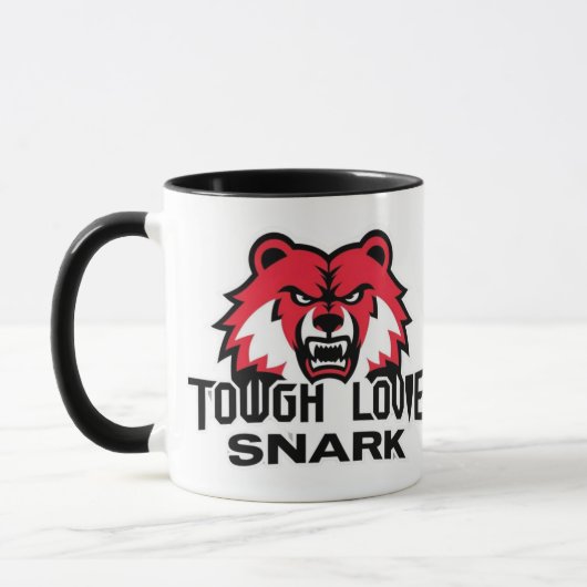 ToughLoveSnark – 本当の姿を見せ感じる コーヒーマグカップ (左)