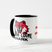 ToughLoveSnark – 本当の姿を見せ感じる コーヒーマグカップ (正面左)