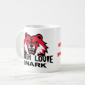 ToughLoveSnark – 本当の姿を見せ感じる コーヒーマグカップ (正面左)