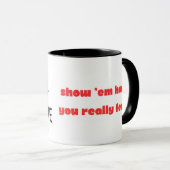 ToughLoveSnark – 本当の姿を見せ感じる コーヒーマグカップ (正面右)
