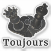 Toujours ステッカー シール (正面)