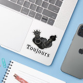 Toujours ステッカー シール (ノートパソコンとiPhone)
