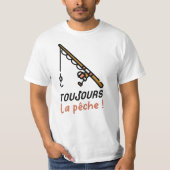 TOUJOURS LA PÊCHE ! Tシャツ (正面)