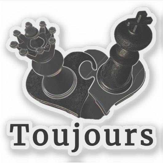 Toujours Sticker シール (正面)