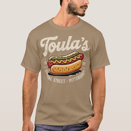 Toula's Hot Dogs - Pittsburgh Tシャツ (正面)
