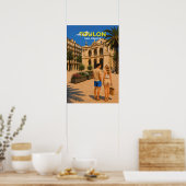 Toulon Opera – Vintage Travel Poster ポスター (キッチン)