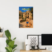 Toulon Opera – Vintage Travel Poster ポスター (ホームオフィス)