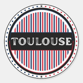 Toulouse City Pride Emblem – French Identity ラウンドシール