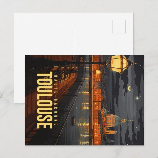 Toulouse de nuit ポストカード (正面/裏面)