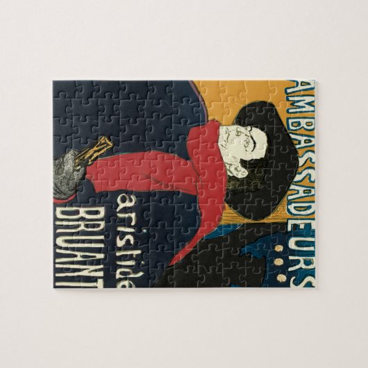 Toulouse LaurecによるArtistide Bruant大使館 ジグソーパズル (横)