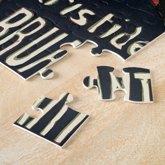 Toulouse LaurecによるArtistide Bruant大使館 ジグソーパズル (側面)