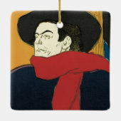 Toulouse LaurecによるArtistide Bruant大使館 セラミックオーナメント (裏面)