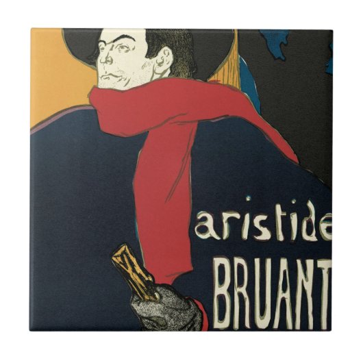 Toulouse LaurecによるArtistide Bruant大使館 タイル (正面)