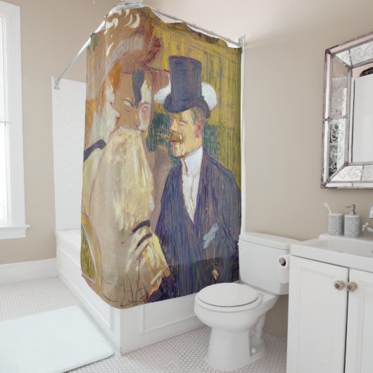 Toulouse-Laurec – ルージュのイギリス人 シャワーカーテン (インサイチュ)