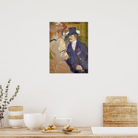 Toulouse-Laurec – ルージュのイギリス人 ポスター (キッチン)