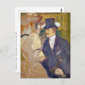 Toulouse-Laurec – ルージュのイギリス人 ポストカード (正面/裏面)