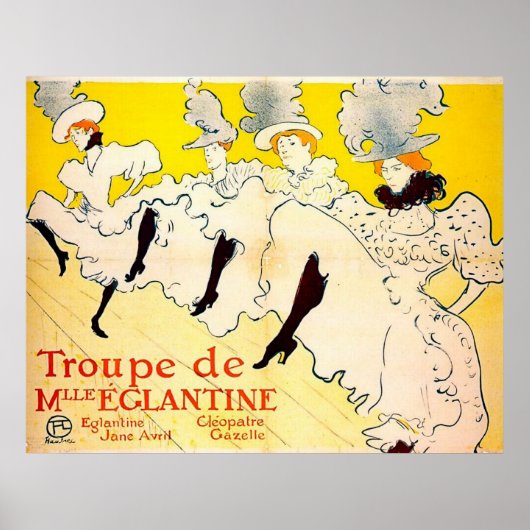 Toulouse-Lautrec Art Nouveau Poster ポスター (正面)