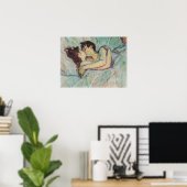 Toulouse-Lautrec - In Bed, The Kiss ポスター (ホームオフィス)