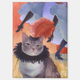 Toulouse-Lautrec Moulin Rouge Cat マグネット
