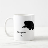 Toupeeのコップ コーヒーマグカップ (左)