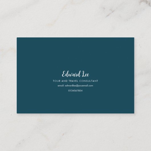 Tour and Travel exquisite  photo location  名刺 (裏面)