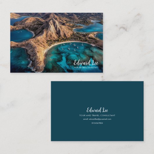 Tour and Travel exquisite photo location 名刺 (正面/裏面)