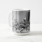 Tour De France -ヴィンテージ休憩 コーヒーマグカップ (正面左)