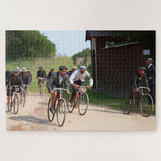 Tour de France 1903ファーストレースカラーレドゥックス ジグソーパズル (横)