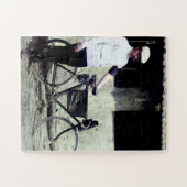 Tour De France 1903年に優勝したモーリス・ガリンがカラー化 ジグソーパズル (横)