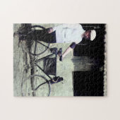 Tour De France 1903年に優勝したモーリス・ガリンがカラー化 ジグソーパズル (横)