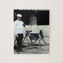 Tour De France 1903年に優勝したモーリス・ガリンがカラー化 ジグソーパズル