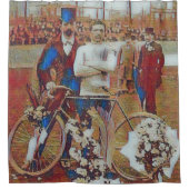 Tour De France 1903年受賞者モーリス・ガリン・デジタル シャワーカーテン (正面)