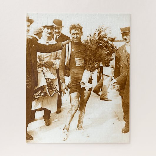 Tour de France 1913年優勝者フィリップ・ティーズ ジグソーパズル (縦)